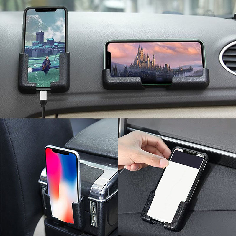 Support de téléphone auto adhésif pour montage sur tableau de bord