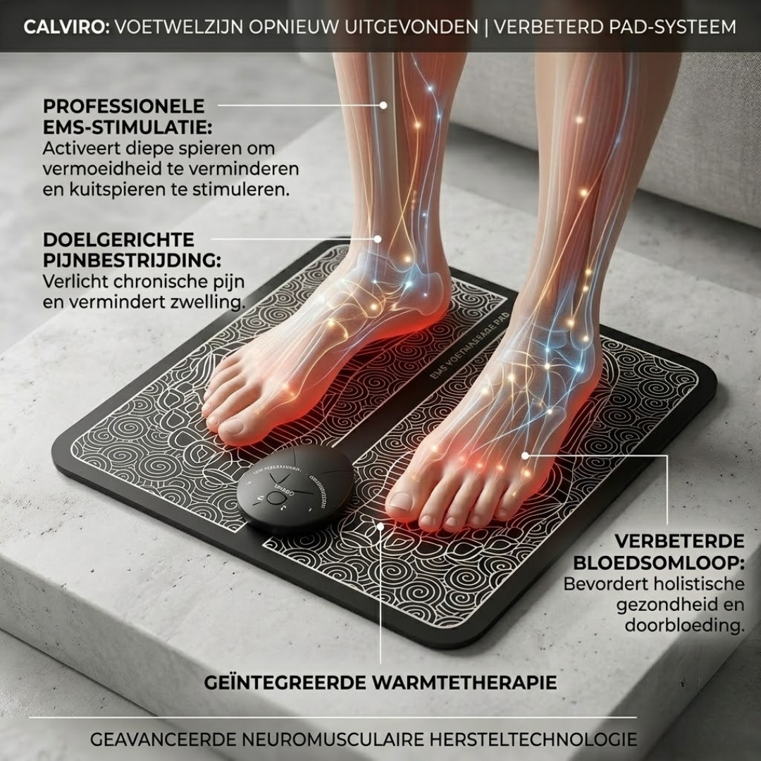 Calviro EMS Coussin de Massage pour les Pieds