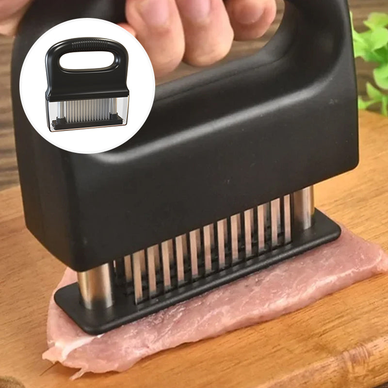 Attendrisseur de viande avec 48 lames en acier inoxydable