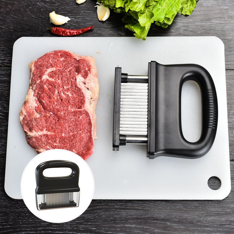 Attendrisseur de viande avec 48 lames en acier inoxydable