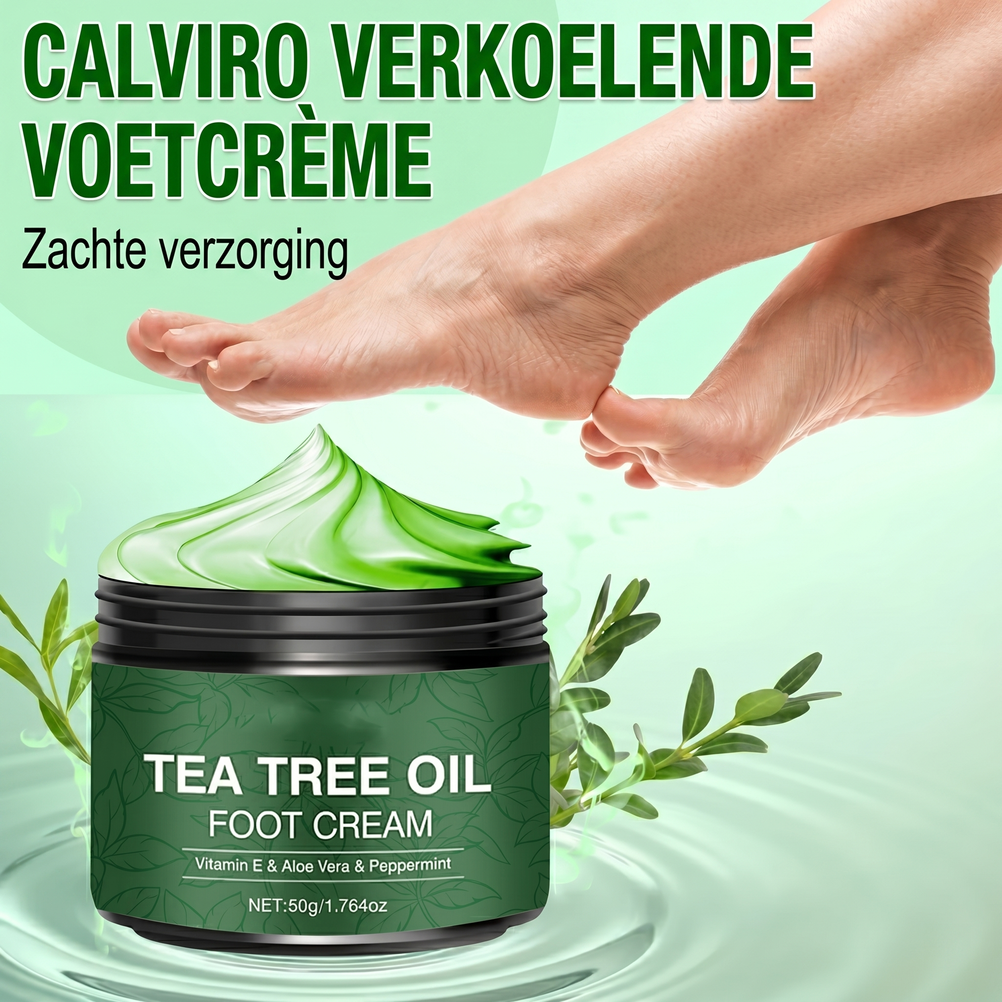 Crème Rafraîchissante pour les Pieds Calviro
