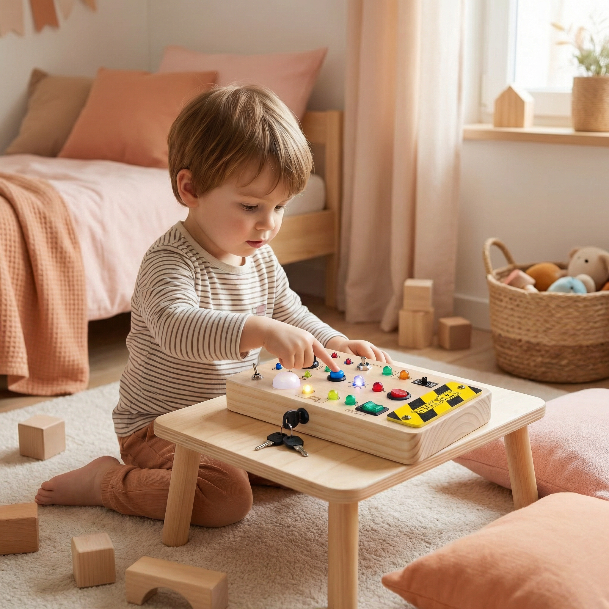 Tableau d'activités sensorielles Belviro
