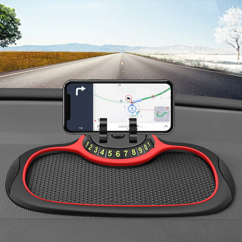 Tapis antidérapant auto avec support de téléphone