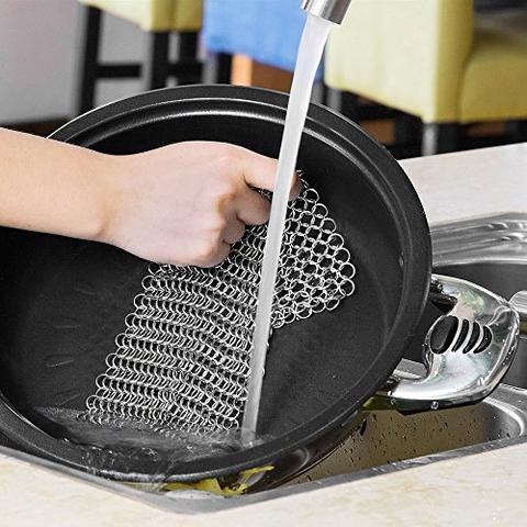 Nettoyant en acier inoxydable pour fonte