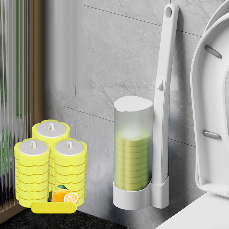 Outils jetables pour le nettoyage des toilettes